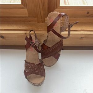 Jellypop Dark Brown Strappy Sandals